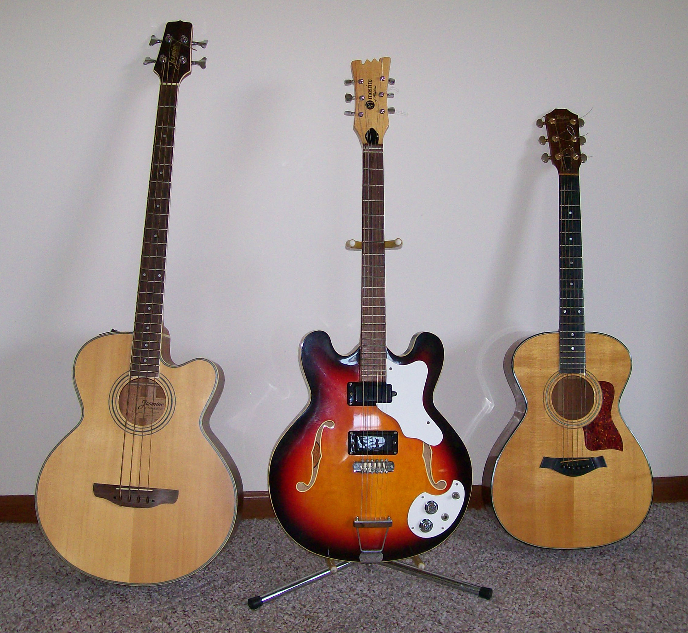 Three guitars